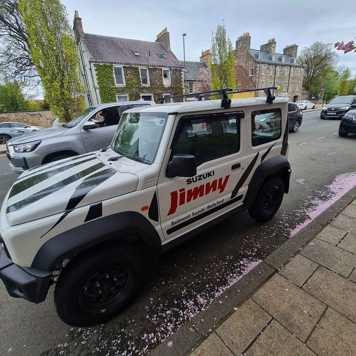 LouKirk78's tweet photo. Tried #Jimny (aka #Marty) for size today... He's fun, but he's no #Swace... #BelmontSuzuki #Suzuki @IainMcNeilage https://t.co/dTtzMpiRzV