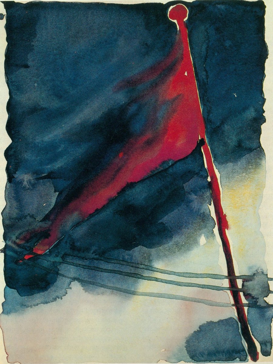The Flag, 1918 by Georgia O Keeffe #WomensArt
#InternationalWorkersDay