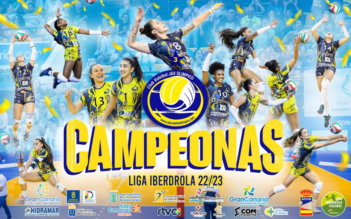 cvjavolimpico_'s tweet photo. 💥 ¡¡¡𝐒𝐎𝐌𝐎𝐒 𝐂𝐀𝐌𝐏𝐄𝐎𝐍𝐀𝐒 𝐃𝐄 𝐋𝐈𝐆𝐀!!!

Gracias a tod@s los que nos acompañado en todo momento, ¡GRACIAS!🙌

#SomosElOlímpico #GCIslaEuropeadelDeporte #GranDeporte #GranDestino #MuchoPorVivir #islascanariaslatituddevida https://t.co/HGNkiFjiZb