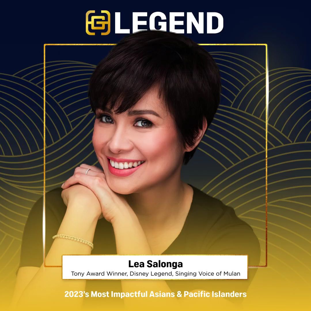 Congratulations @MsLeaSalonga for being one of this year's Gold House’s A100 Honorees 🙌💗

#AsianPacificIslanderHeritageMonth #APAHM #APIHM #GoldBridge #GoldExcellence #AsianExcellence #API #WeCanDoThis