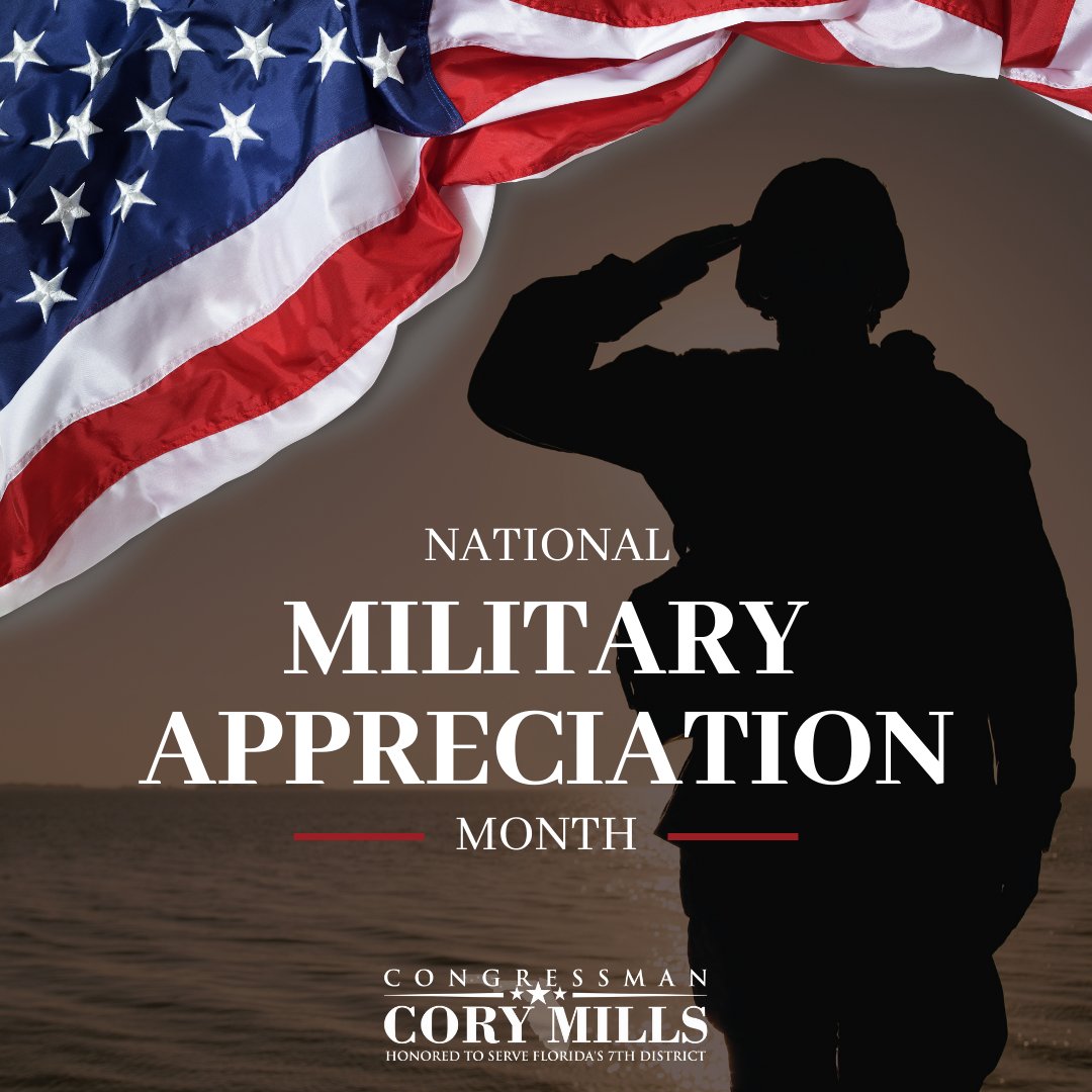 May is National Military Appreciation Month