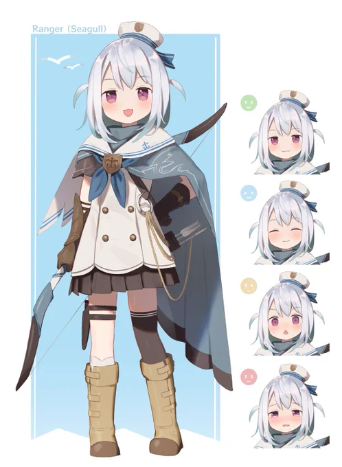 Vライバー事務所『』様()のご依頼でIRIAM配信用立ち絵を描かせていただきました。RPGで言うレンジャーちゃんです。 どんな子になるのか楽しみです…! HPも是非ご確認ください! 