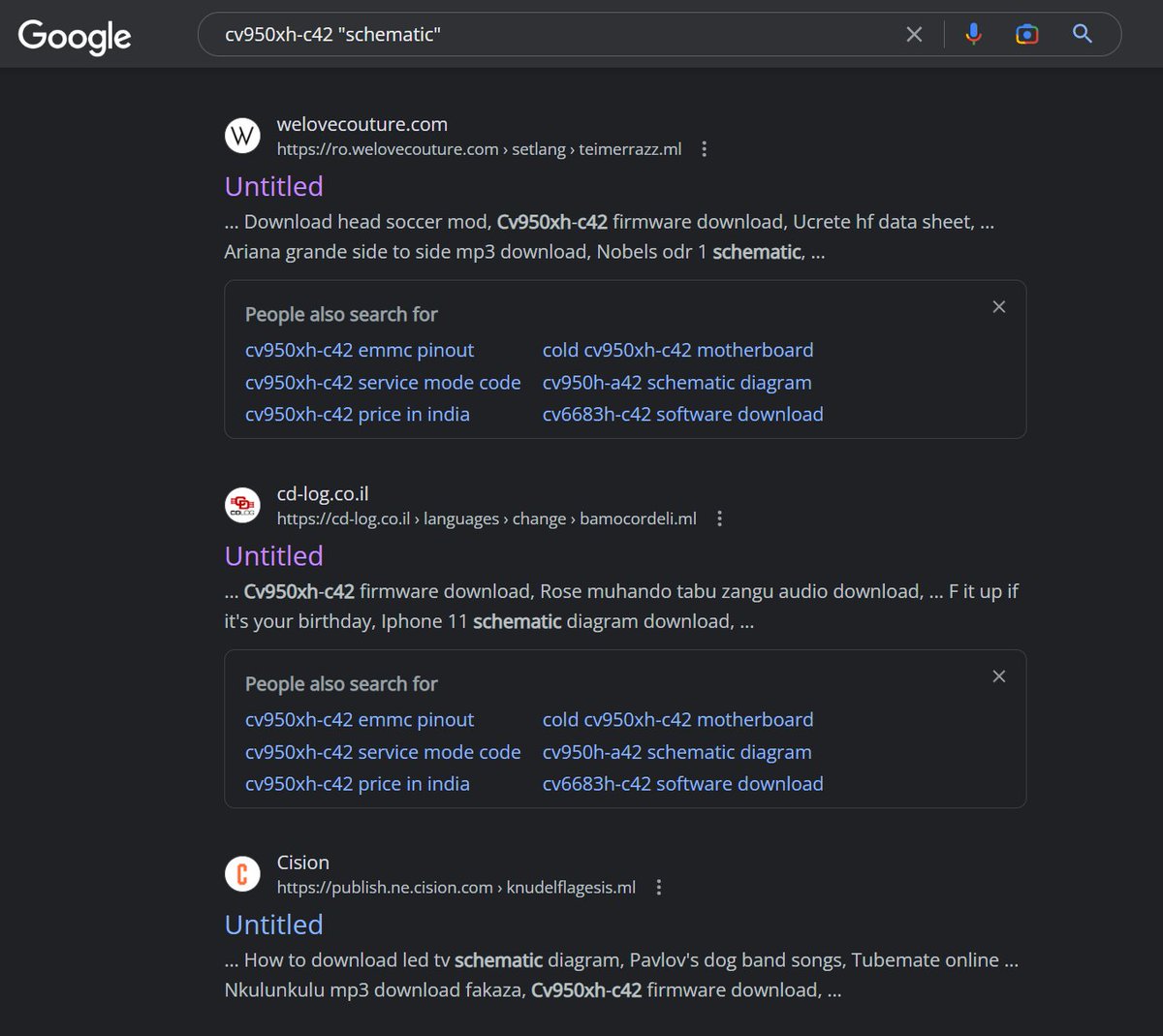 vizmohanan's tweet image. Been getting these "Untitled" results on @Google Search lately. These pages do not have any legit content but redirect (many times) to random advertisement pages. Why on earth is Google indexing these fake sites!

#GoogleSearch #Untitled #GoogleIssue
