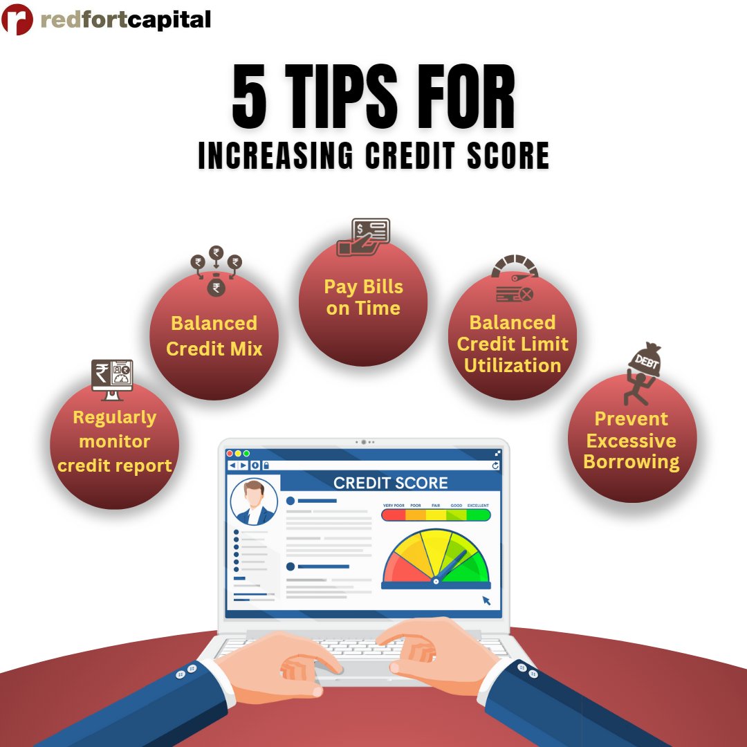 redfortcapital's tweet photo. RFC Knowledge Bites #6
5 Tips for Increasing Credit Score
#creditscore #creditscoretips #redfortcapital #knowledgeispower #knowledgebites #rfcknowledgebites #banks #msmes #nbfc #quickbusinessloans https://t.co/1LCtaykjS7