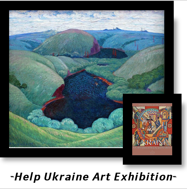 𝙃𝙚𝙡𝙥 𝙐𝙠𝙧𝙖𝙞𝙣𝙚 𝘼𝙧𝙩 𝙀𝙭𝙝𝙞𝙗𝙞𝙩𝙞𝙤𝙣- The Ven at Embassy Row- 2015 Massachusetts Ave NW, Washington DC-April 13 - June 1 2023 come to help Ukraine and Peace. #PeaceEducationArt Catalog in flipsnack.com/7856ADAA9F7/uk…