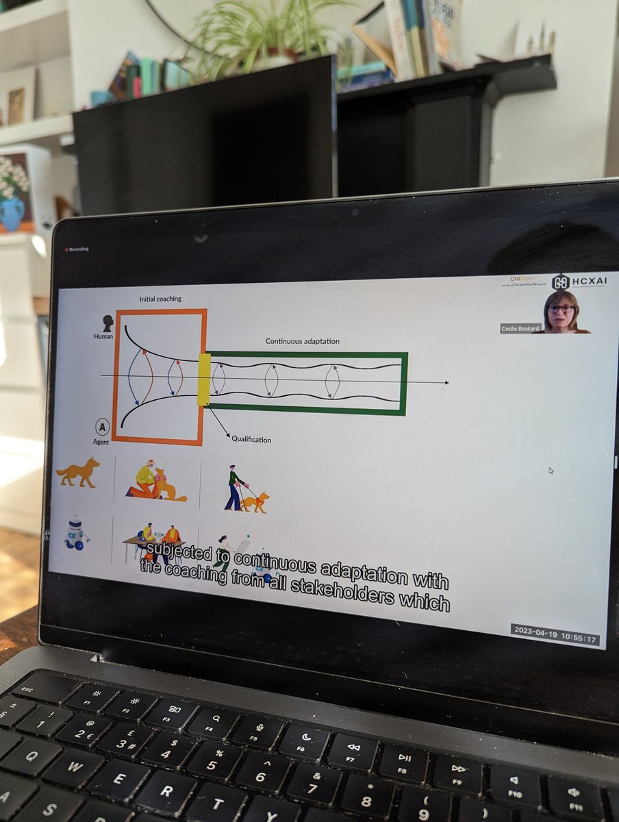 Thrilled with <a href="/BoulardCecile/">Cécile Boulard</a>'s Guide-Dog metaphor for Coachable AI 🦮🤖.  Let's think beyond explaining AI with just explanations. #HCXAI #CHI2023

Article: dropbox.com/s/qbjnoj78b9bh…

Video: 
youtu.be/08e0ekFfe8M