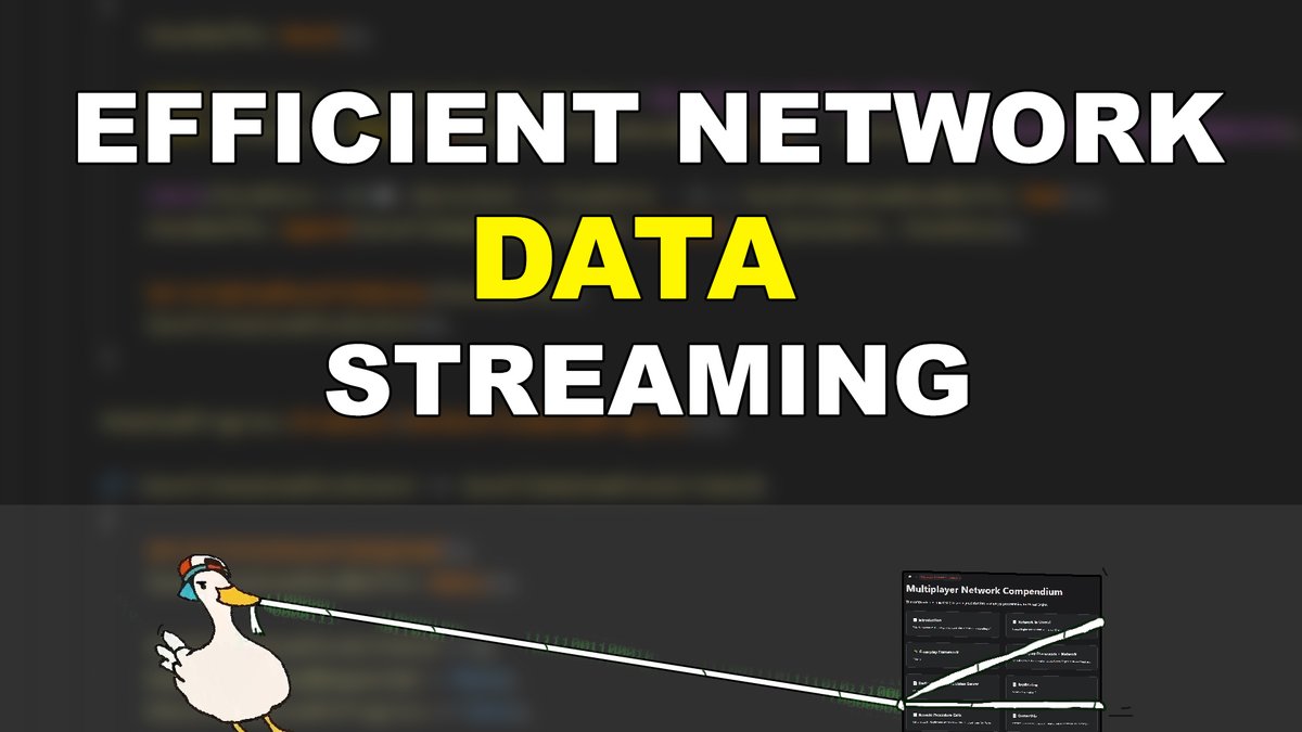 vorixo's tweet photo. Hello Devs! 🦆

In this article you'll learn how to stream data efficiently in Multiplayer in #UE5 using RPCs and chunking! 

Let's keep our bandwidth controlled and in budget!!
👉https://t.co/N4XZOnc79y

RTs and follows are always appreciated!  #gamedev #indiedev https://t.co/MJTYZMgN0c