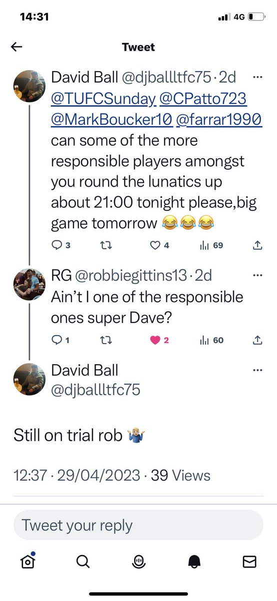 David Ball tweet media
