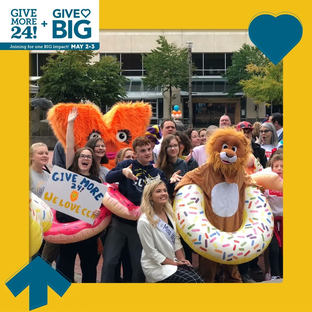 ARE YOU READY TO CHANGE THE WORLD?!

GiveBIG kicks off at MIDNIGHT tonight and continues through 11:59PM on Wednesday! Let the generosity flow and show those nonprofits your BIG love for the hard work they do!

Make a BIG impact in a few easy clicks at buff.ly/3UeZFu2