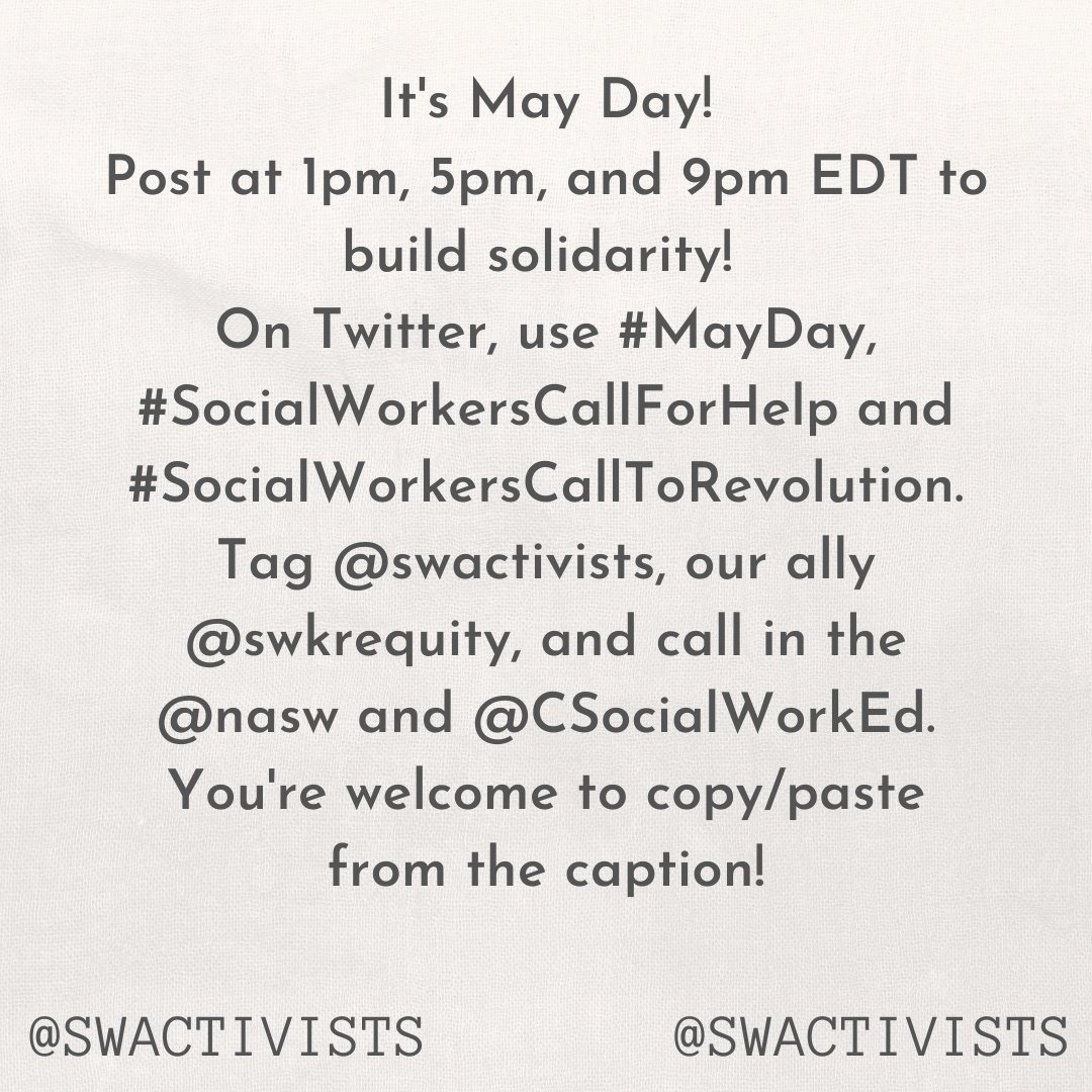 swactivists's tweet photo. It's May Day! @NationalSwaa @upendmovement @swkrequity @sonsteng_person @cahydephd @RosiRabar @kazi_hasna @burghardt_steve https://t.co/YEzLTORnoW