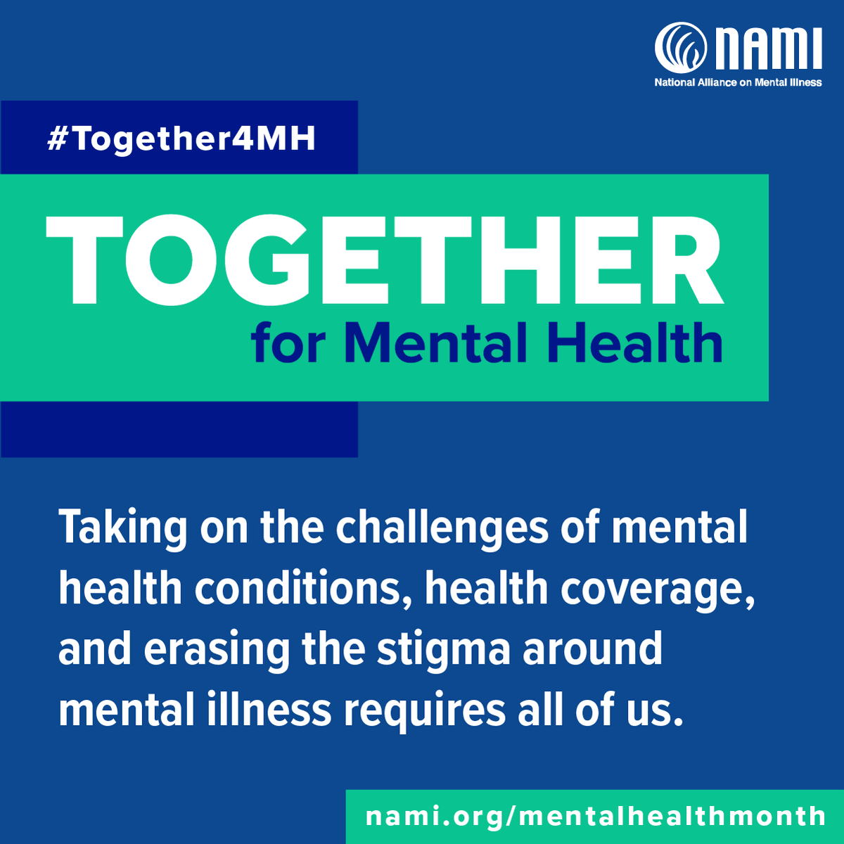 IllinoisCILs's tweet photo. More than 51 million Americans face the reality of managing a mental illness every day. If you or someone you know is in crisis, call 988 immediately. Learn more at: https://t.co/lLS0pOkxjg

#MentalHealthMonth #Together4MH https://t.co/urKwu075BV