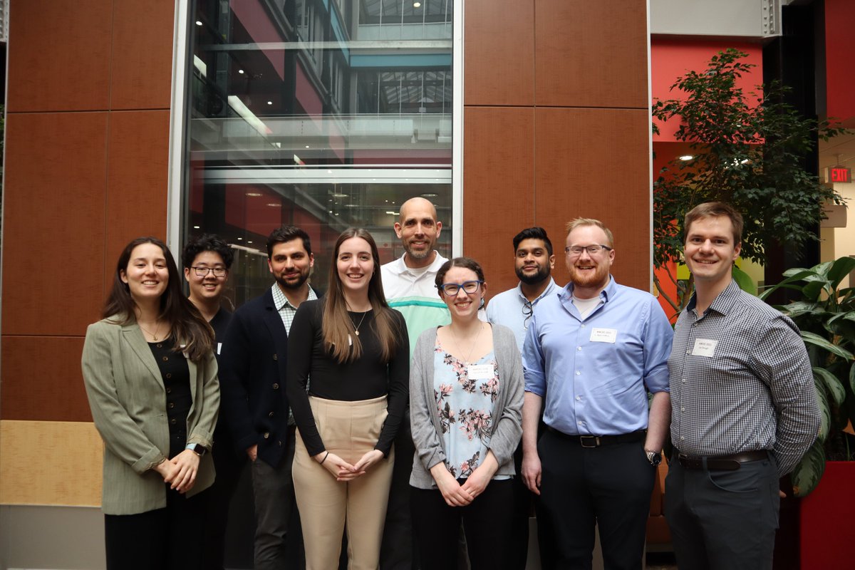 LatulippeLab's tweet image. Our lab had a great time last week at the McMaster University Chemical Engineering Conference. Thank you to the organizers!

A big congratulations to Ana and Ian for winning 2nd and 3rd in the poster competition!

@Mac_ChemEng #MUCEC #maceng