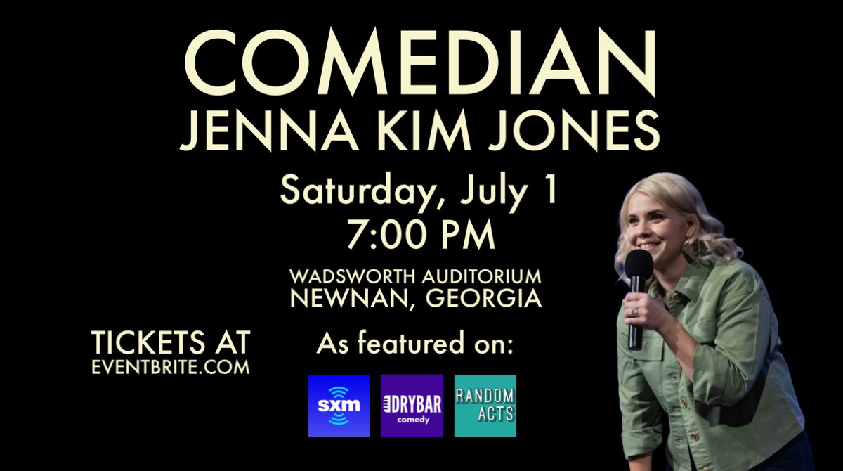 jennakimjones's tweet photo. Georgia! I’m doing a show close to home! I’ll be performing a new hour of material on July 1! (I’ll also be one million months pregnant!) Get your tickets! Use the code EARLYBIRD for 20% off!

Tickets: https://t.co/KPWEBXGcwc https://t.co/9biVr17mqb