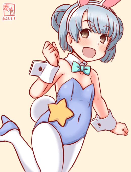 「うん、大丈夫  あたしも頑張る」  #艦これ版真剣お絵描き60分一本勝負_20230501 #サミュエル