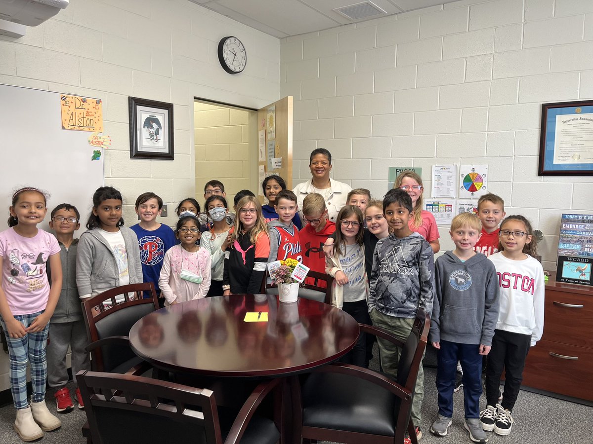Thank you Mrs. Buckel and class for a pleasant surprise for Principal Appreciation Day. It’s my last one🥲.