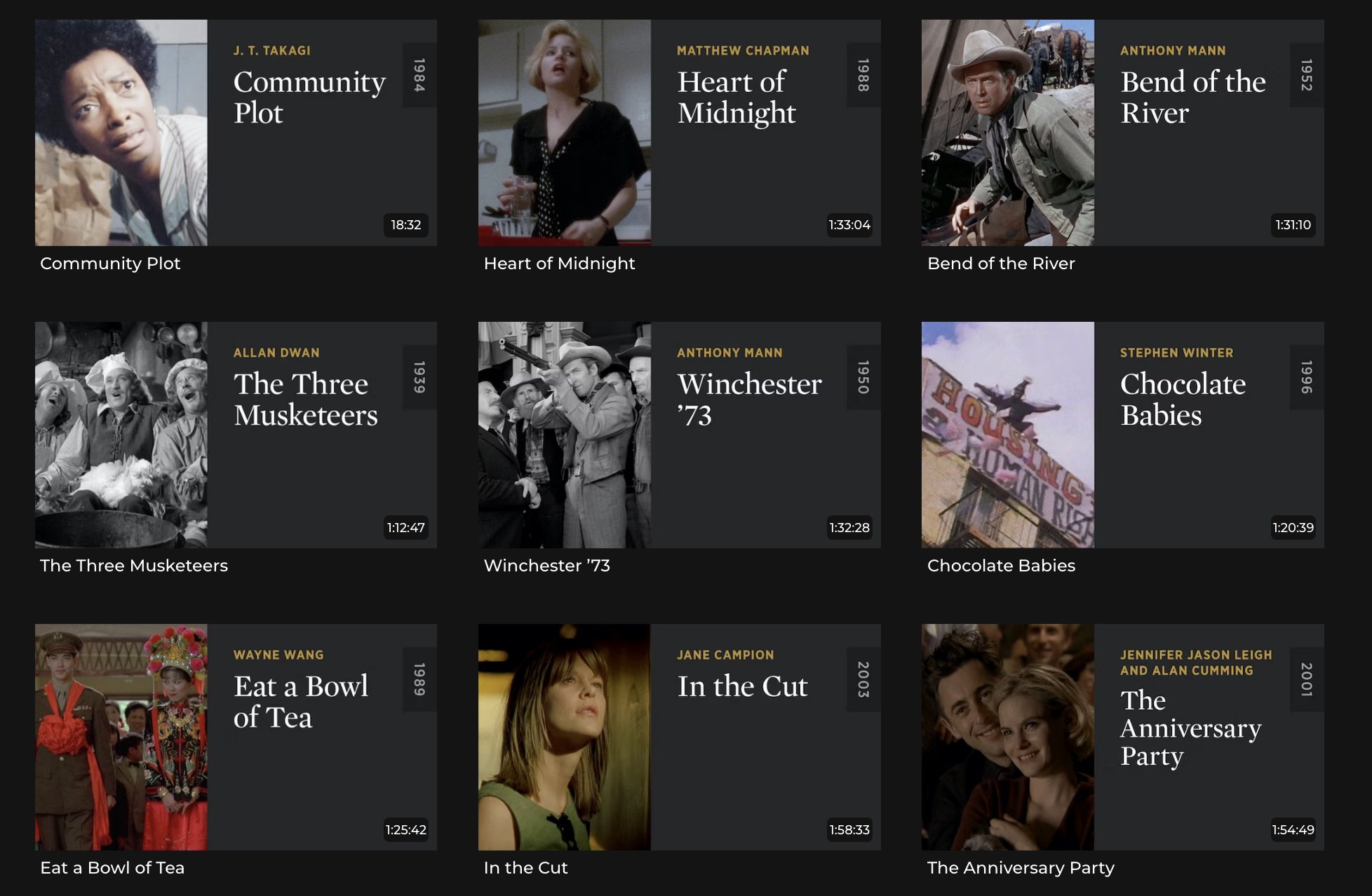 Criterion Channel on X: 😍 Now playing on the Criterion Channel! 😍 Check  our newly added films alongside all of our amazing curated collections,  original programs, and so much more!    /