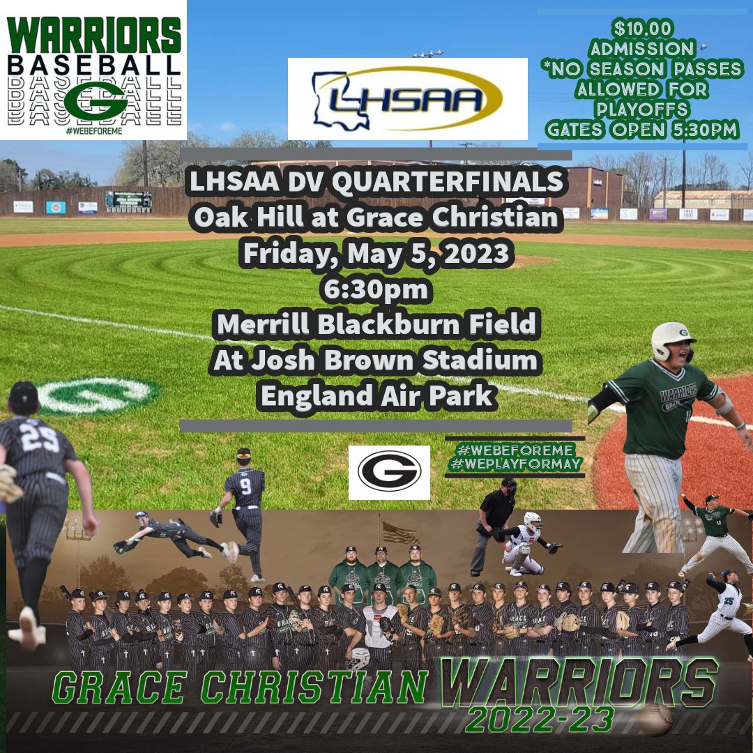 Grace Warriors Baseball (@gracebaseball2) on Twitter photo 