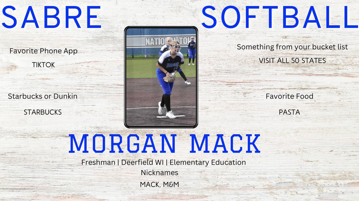Happy snowy Monday from FDL, time to meet FR Morgan Mack! We can't wait to see all the teacher TikTok's you make with your students in the future!