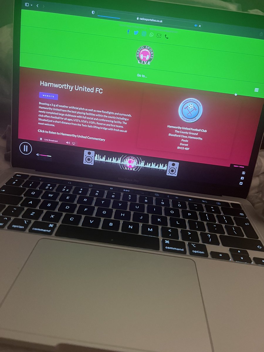 Pleasure to be a part of it all this season at <a href="/HamworthyUtdFC/">Hamworthy United FC</a> but gutted to miss the playoffs. 

Good luck to the managment team I've been a part of this year and the players. So fortunate for @RadioSportsLive as I'm listening in from down under.. Up the hammers 🇦🇺⚒️