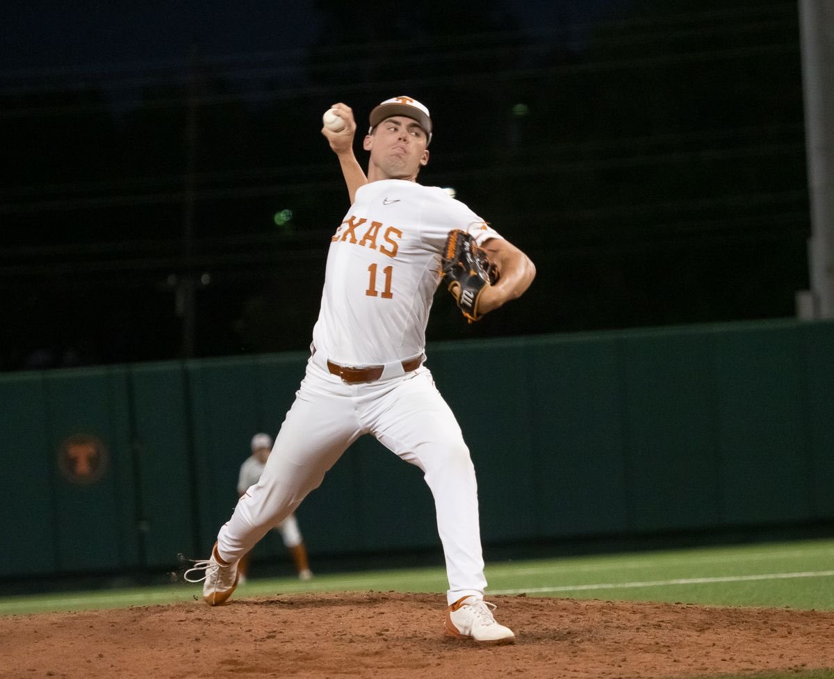 josephcook89's tweet photo. On the mound today for the Longhorns and making his season debut at 1 pm on ESPN+

Tanner Witt https://t.co/YoLDxVw7pT