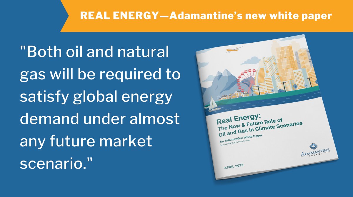 RealDecarbonize's tweet photo. According to most #climate scenarios analyzed in Adamantine's latest white paper, the #oilandgas industry will continue to meet #energy demand while the world works toward a #decarbonizing #energyfuture. Download the report for a look at this forecast.

https://t.co/aDeQiyhkvU https://t.co/sDvKJQUpJY