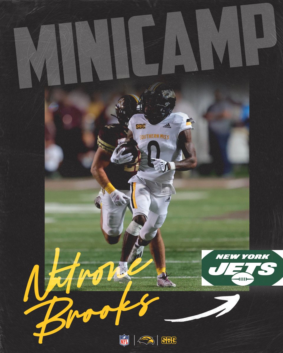 𝗟𝗢𝗢𝗞𝗜𝗡𝗚 𝗚𝗢𝗢𝗗 𝗜𝗡 𝗚𝗥𝗘𝗘𝗡 🟢 Natrone Brooks has been invited to the @nyjets minicamp @brooks_natrone | #SMTTT