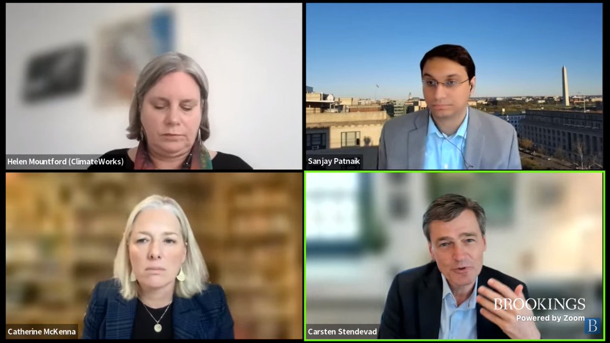 BrookingsGlobal's tweet photo. Investors are interested in what net-zero commitments mean for their investment portfolios. But they also want to know what their portfolio is doing to help achieve net zero emissions, says Carsten Stendevad. #NetZero50 https://t.co/t691hMyFo6