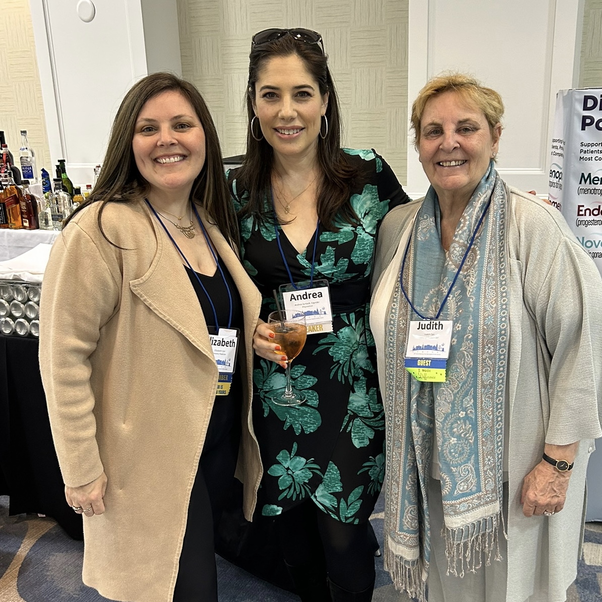 pregnantishmag's tweet photo. With Americans who made history: the first #IVF mom &amp; first "Test Tube Baby" our friend @EJordanCarr at the NEFS meeting where @AndreaSyrtash spoke! Judy said that she had no idea she'd be the 1st when a Dr suggested she try this experimental new science just over 40 years ago... https://t.co/9eMqFyZySa
