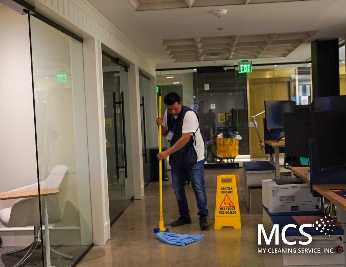 MyCleanService's tweet image. A clean and organized office space 
is crucial for not only the health and safety of your 
employees but also for your company&apos;s success. 

#MyCleaningService #Baltimore #Maryland #Florida 
#Cleaning #Healthy #Clean #Protected #Disinfection 
#JanitorialServices #GreenCleaning