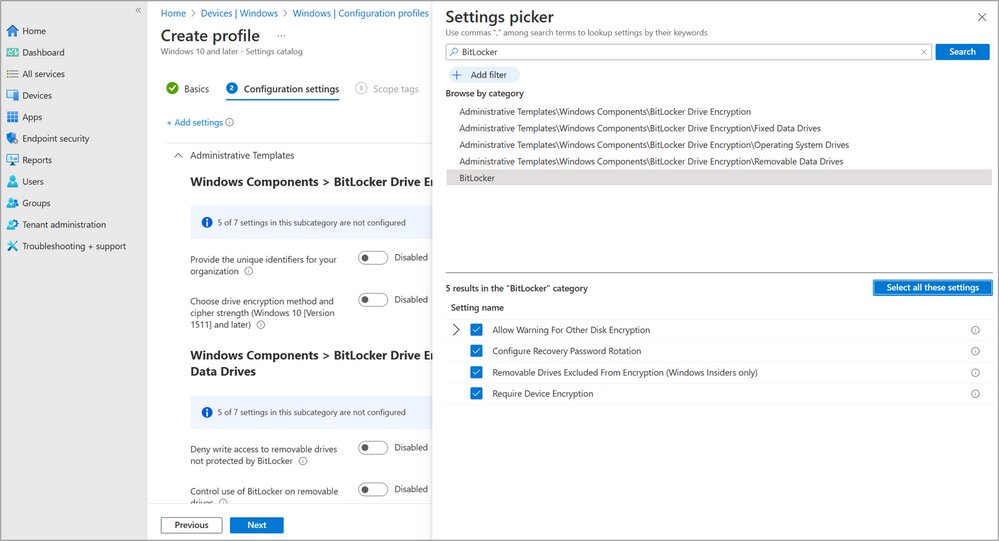 Configuring BitLocker via Microsoft #Intune settings catalog #MEMPowered #MEM #EndpointManagement 

bit.ly/41VCjNg