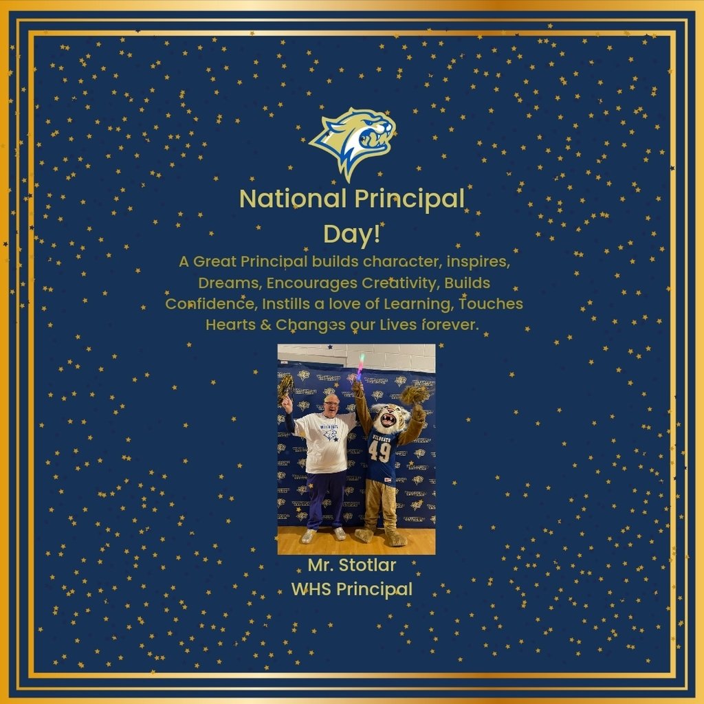 We want to thank Mr. stotlar for everything he does.