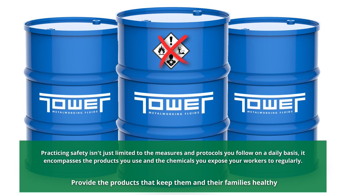 TowerMWF's tweet photo. Sign up today to receive a FREE SAMPLE of SAF-T-Vanish 100% hazard-free:
https://t.co/MqDf6evCdB
#TowerMWF #metalworkingfluids #metalworking #employeehealth #greenfluid #cleanfluid #SAFTVANISH #environmentallyresponsible #healthandsafety #manufacturingindustry #VOCfree https://t.co/OrtQcIxgpR
