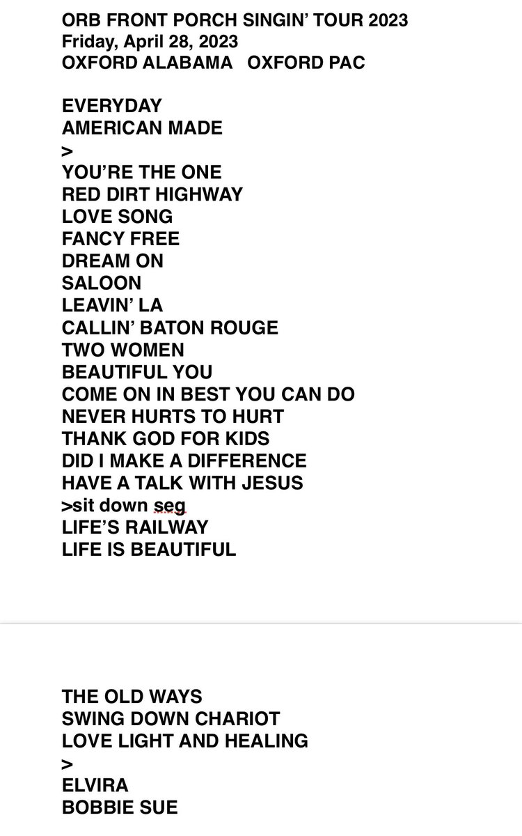 The Oak Ridge Boys on Twitter "By request … Last Friday’s Oxford