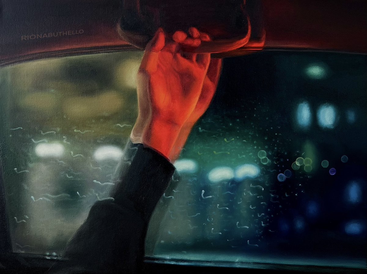 My motion blur oil painting