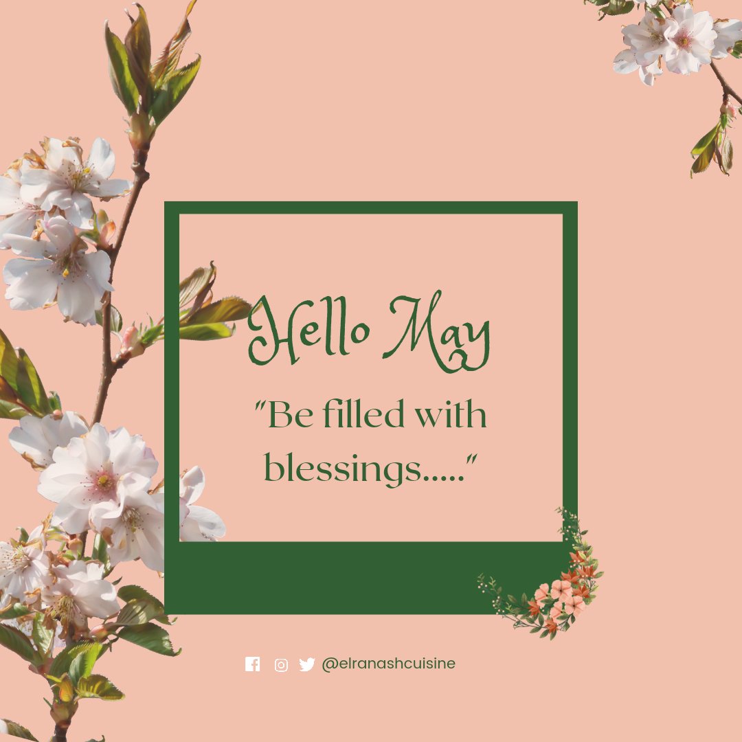 elranashcuisine's tweet photo. Welcome to the fifth month in 2023.
#blessings #may2023 #AbujaTwitterCommunity #elranashcuisine #bestcakesinabuja https://t.co/oTZ8emffRH