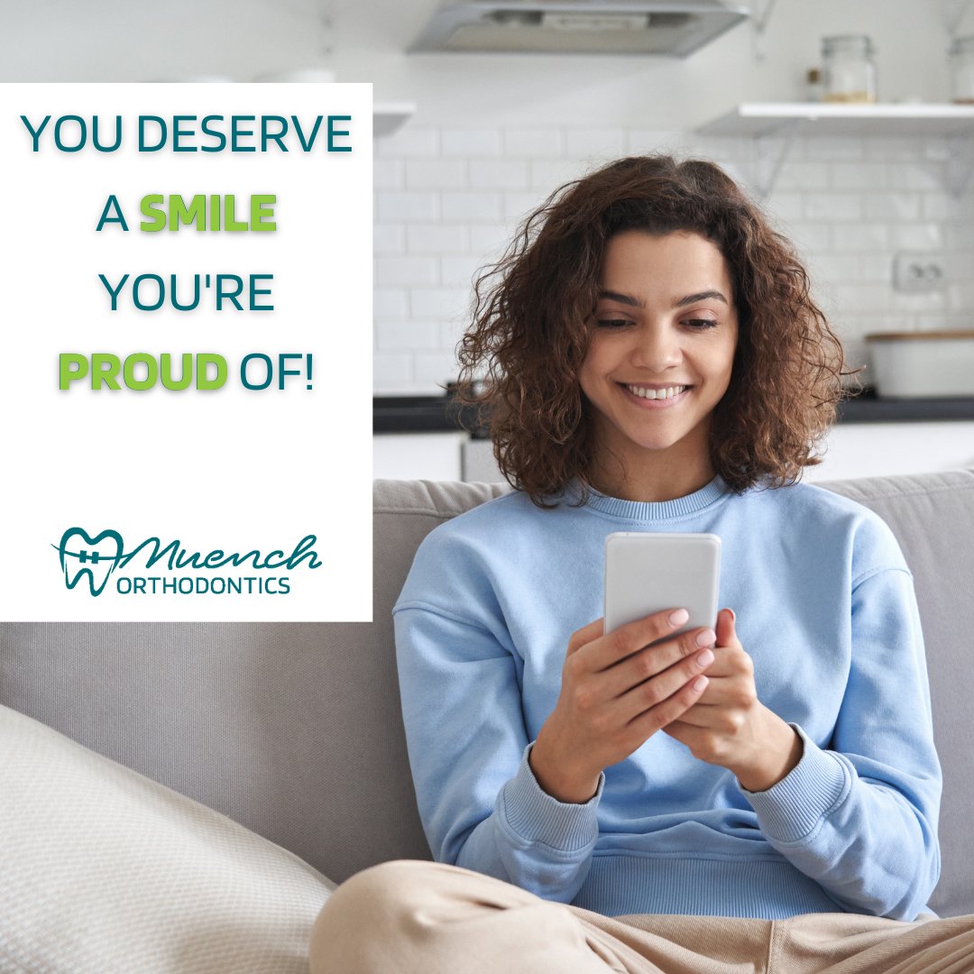 muenchortho's tweet photo. 48% of teens and young adults have untagged themselves from a photo on Facebook because of their smile. 😔

Here at Muench Orthodontics, we want to make sure you have a smile that you are PROUD of! 🤩 You deserve it!

Get started today!

https://t.co/0nlv4reCWH https://t.co/HiMIrvce1m