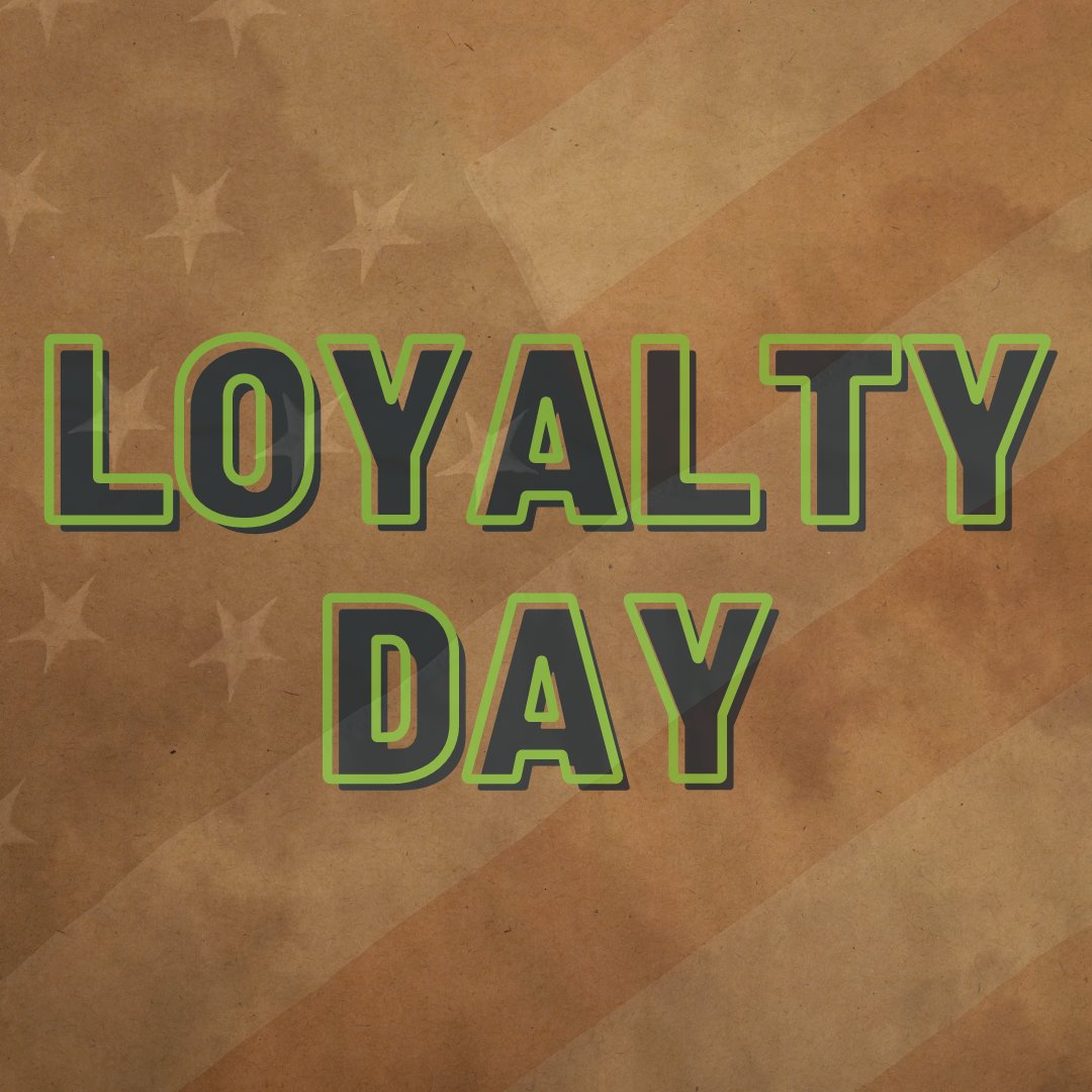 Loyalty Day celebrates loyalty to the country & reaffirms the commitment to the ideals of freedom and democracy that the United States was founded upon. We recognize the sacrifices made by those who have served in the military & defended those freedoms. #loyaltyday #rebelforgood
