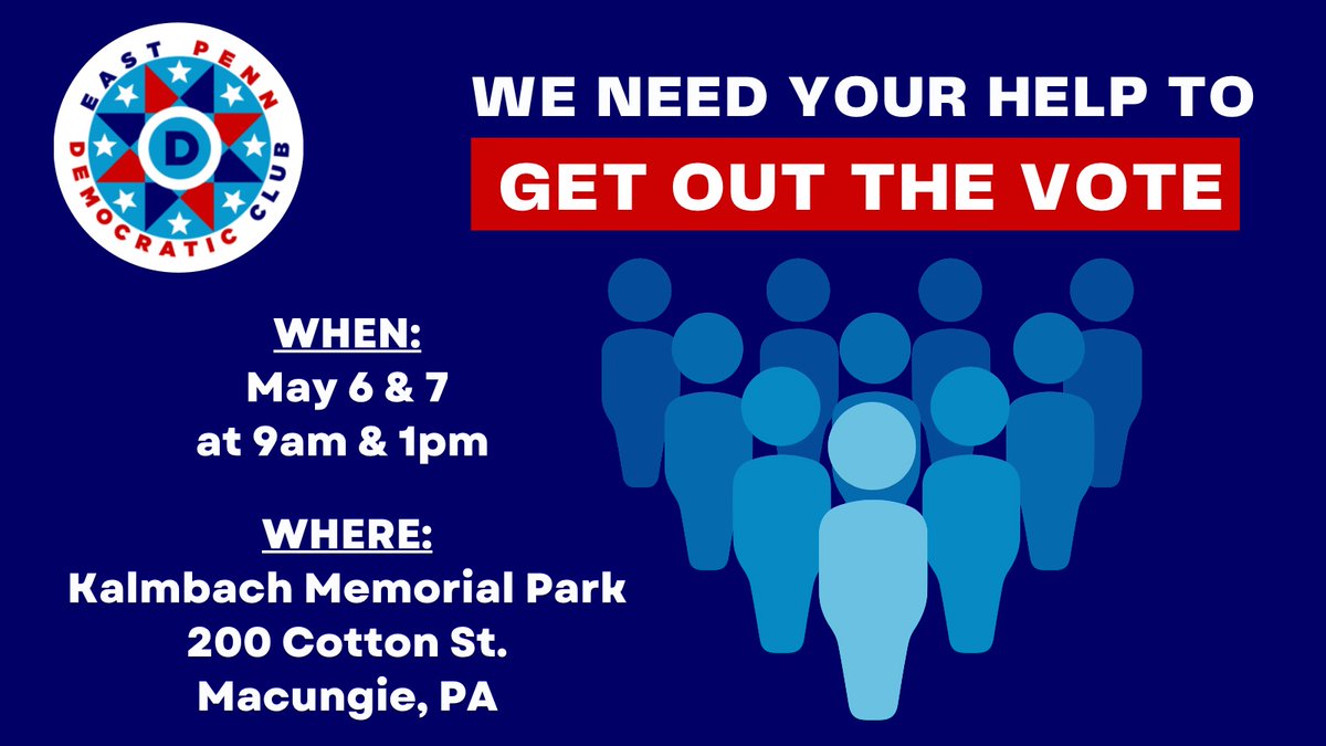 EPDemsClub's tweet photo. It is important that we get the right people on the ballot. This is especially true for the school board candidates. Please come and help us GET OUT THE VOTE! https://t.co/ICmVOx0W79
