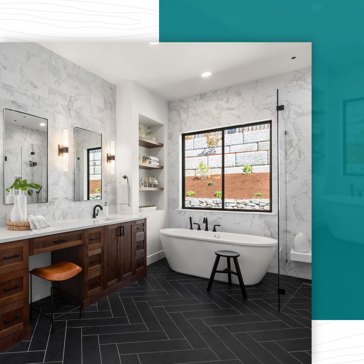 SWRemodeling's tweet photo. It’s no secret that bathroom floors can quickly become slippery, so consider adding textured tiles to help prevent potential injuries. Check out the most recent article in our Newsroom to learn more: https://t.co/uIGM5V3qys

#SouthwesternRemodeling #Bathroom #Remodeling #Wichita https://t.co/eR4aZvPhWV