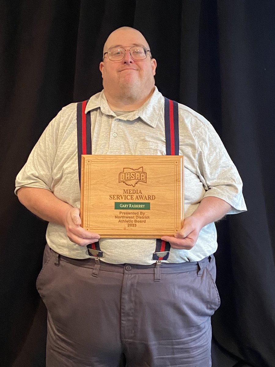 2023 Media Service Award recipient is Gary Rasberry <a href="/nwoiaaa/">NWOIAAA</a> <a href="/OHSAASports/">OHSAA Sports</a>