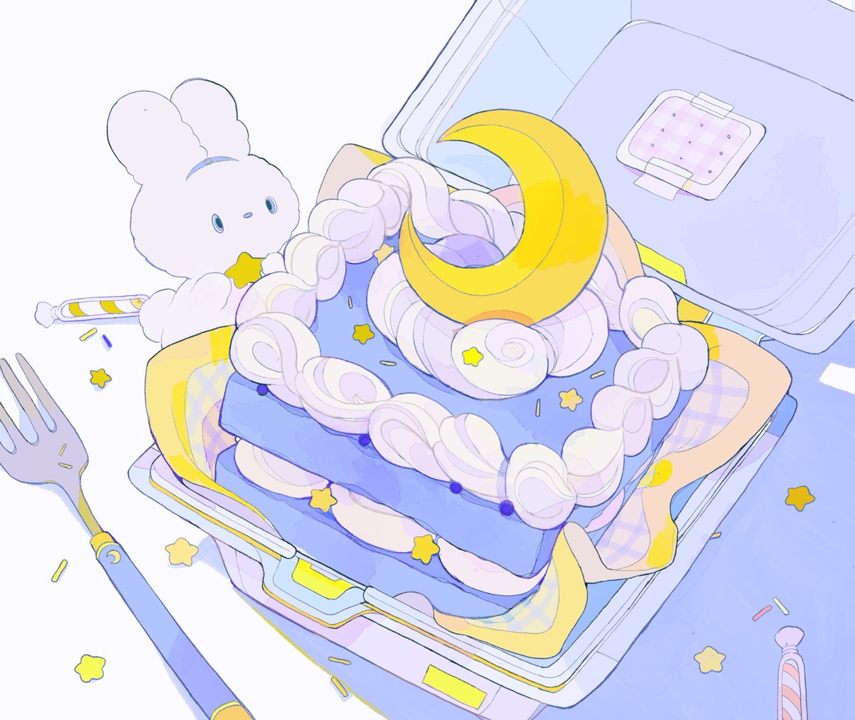 「fluffy sweets」|ペパーミントのイラスト