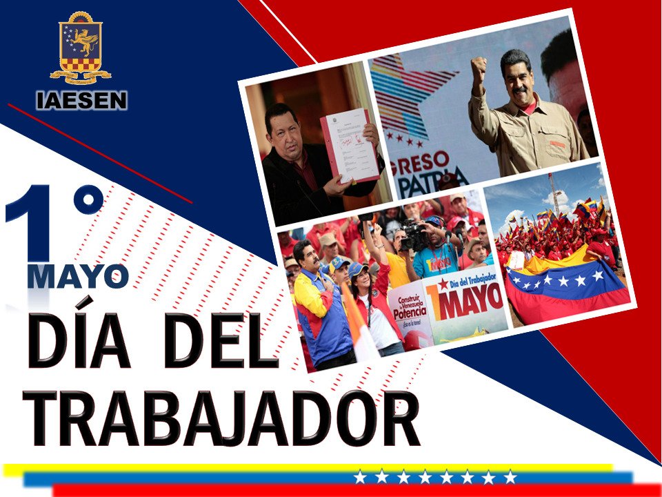iaesen_umbv's tweet photo. #01May Nuestro reconocimiento y agradecimiento a las mujeres y los hombres que a diario con gran compromiso, contribuyen al fortalecimiento de nuestra Patria, en la #FANB en fusión cívico militar policial trabajamos por la Seguridad, Defensa y el Desarrollo Integral de la Nación. https://t.co/Gg1lsfUfxO