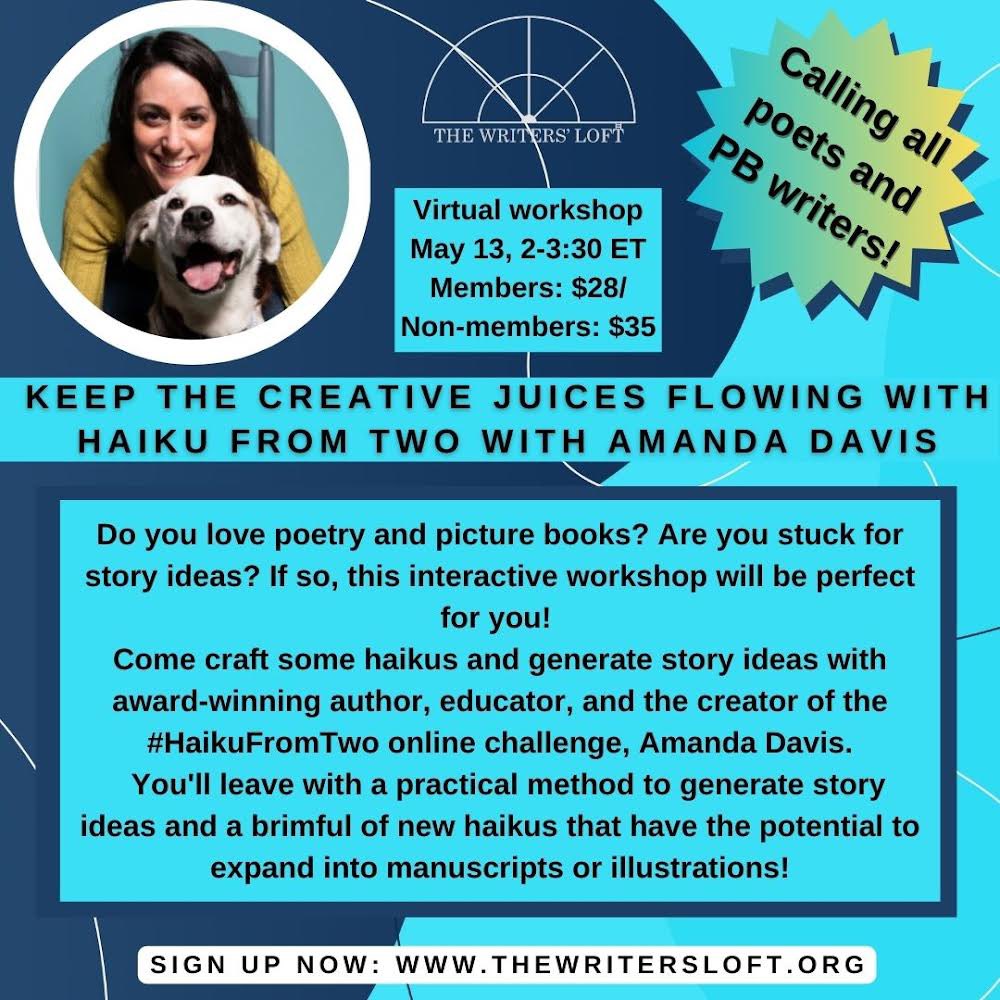 Join me for a fun and interactive virtual craft session <a href="/writersloftma/">The Writers' Loft</a>! 📚🎨✏️

#haikufromtwo #haikusaturday #haikuchallenge 
#kidlit #kidlitart 
app.glueup.com/event/keep-the…