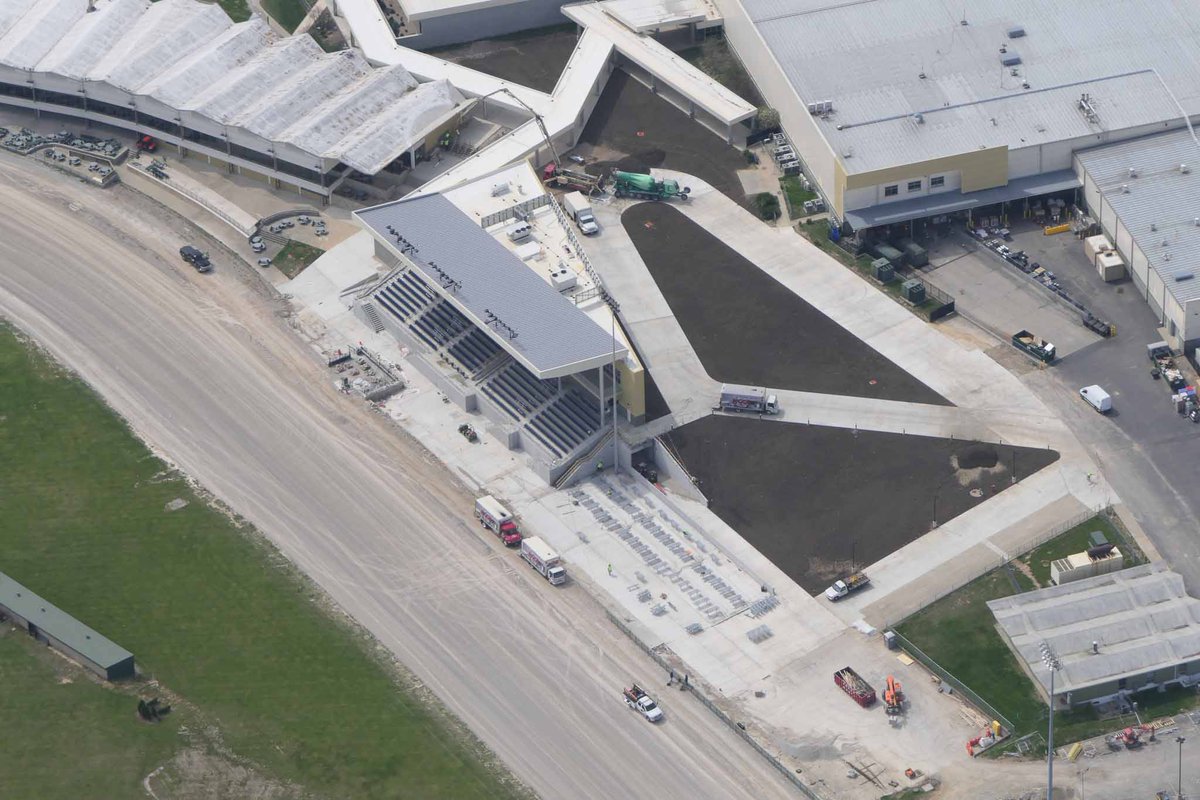 EldoradoScioto's tweet photo. This is it...the FINAL #MakeItGrand update🤯 We're days away from our grand opening, but here is a sneak peak of our brand new Grandstand! Who else is ready to see it in person?!?🤩 Don't forget VIP rooms are available for booking NOW🎉 Call 614-753-6607 for information! https://t.co/7ervhPVMjL