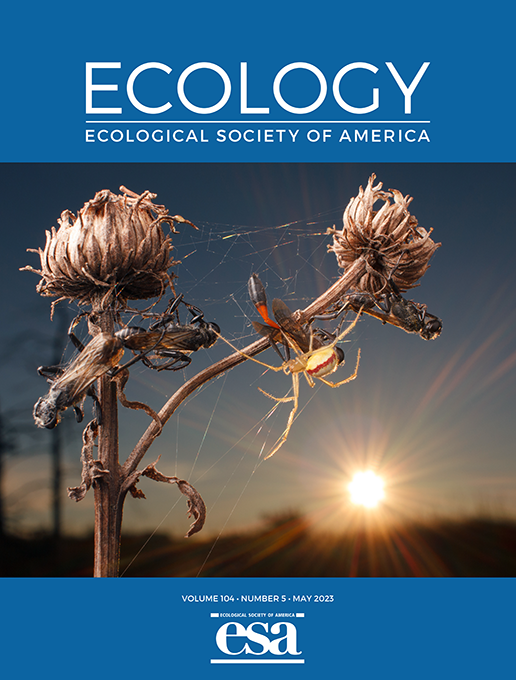 ESAEcology's tweet photo. Our May issue has released!
Thanks to @Cataranea & @Ibycter for this stunning image from their study in the issue.
#OpenData from @BorealisData @datadryad @EDIgotdata @figshare @mendeley_com @NCBI @TXDigLibrary @USGS #ScienceBase @zenodo_org and more!
https://t.co/Xw4448mLe4 https://t.co/fDPVtLlBd1