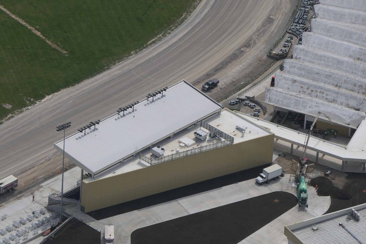 EldoradoScioto's tweet photo. This is it...the FINAL #MakeItGrand update🤯 We're days away from our grand opening, but here is a sneak peak of our brand new Grandstand! Who else is ready to see it in person?!?🤩 Don't forget VIP rooms are available for booking NOW🎉 Call 614-753-6607 for information! https://t.co/7ervhPVMjL