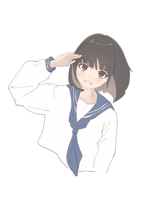 「敬礼 学生服」のTwitter画像/イラスト(新着)｜3ページ目