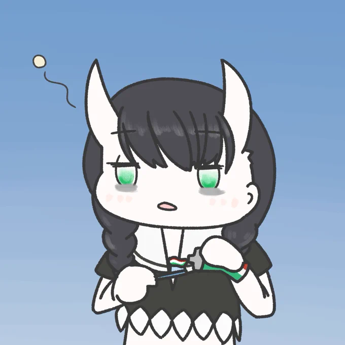 かくざちゃん、朝も弱そう…。