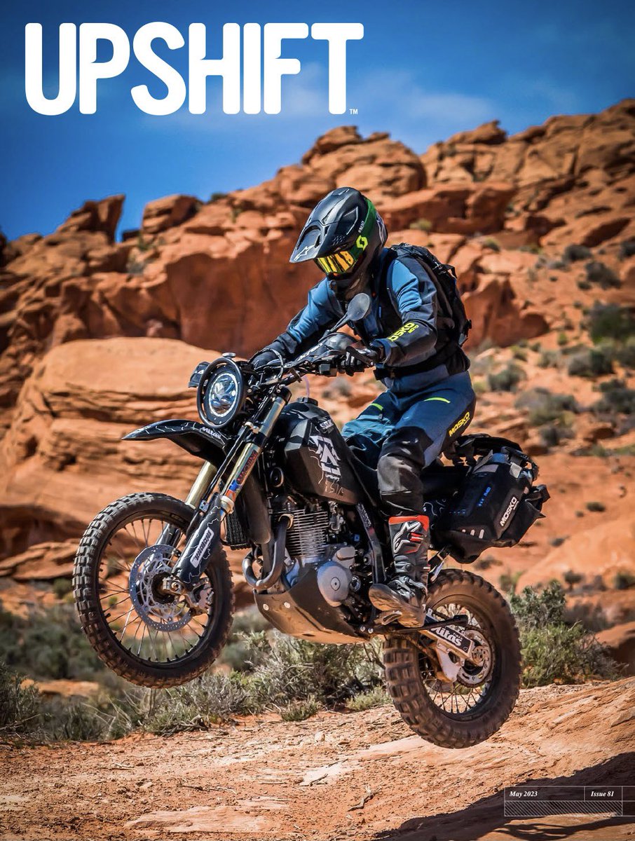 upshift_online's tweet photo. A new issue on Monday morning? Your boss can thank us later. 👉 https://t.co/Hh2GNvddIi
Issue 81 is live. Iceland, Texas, DR650, Spring Riding and more.
#issue81 #dualsportadv #motorcycle #dr650 #iceland #texas #dirtbike #xplrmore #ridemore #upshift_online https://t.co/pK07bHXjGK
