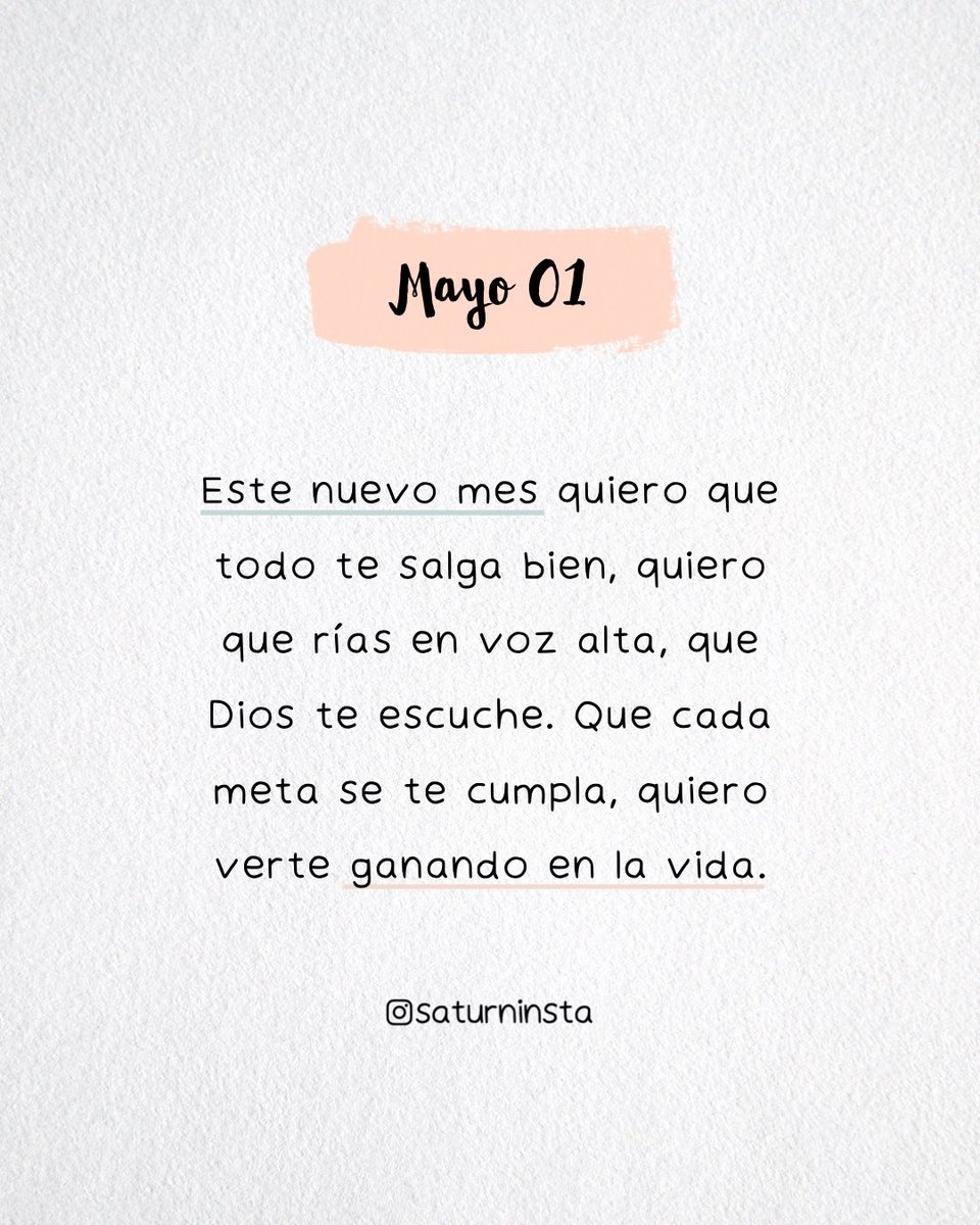 saturninsta's tweet photo. Que mayo sea bueno con todos. ✨ https://t.co/YkYa0EgPuT